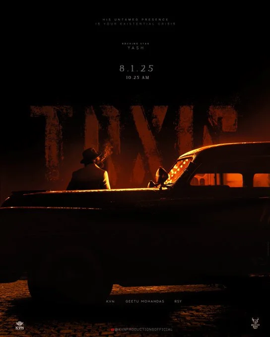 Poster for Yash's film "Toxic"